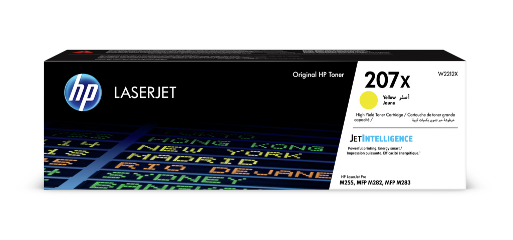 HP 207X High Capacity Yellow Toner Cartridge - (W2212X)