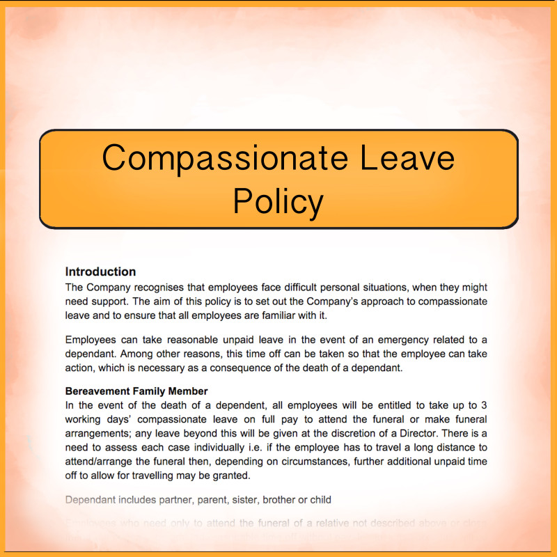  Compassionate Leave How To Handle Guide Cartridgesave